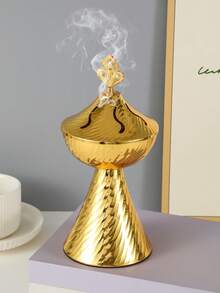 موقد بخور بسيط ذو نمط قماش المبرد (يعمل أيضًا كموزع عطور وأداة موقد) مناسب لديكور المنزل. سواء تم وضعه في غرفة النوم أو غرفة المعيشة (كديكور مركزي) أو المكتب أو استوديو اليوغا أو مكان الحفلات، فإنه يمكن أن يخلق جوًا أنيقًا.