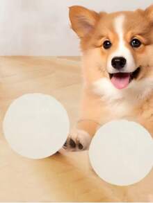 Jumping Balls That Glow At Night Pet Supplies TPR Dog Relief Toys Teething Luminous Dog Toys Balls Bite Resistant Dog Training Toy Night