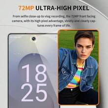 Unlocked S25 Ultra 5G Smartphone, 7.3 Inches, 3+64GB, Snapdragon 8 3, New Fast Android Phone, 2025 Generation, GSM, Blue - S25U-Bạc-4+64GB - Xem 8