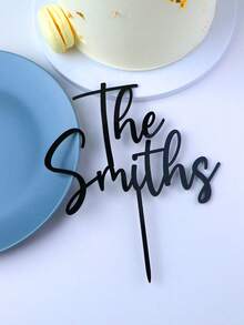 Personalized Wedding Cake Topper Custom Last Name Cake Topper For Wedding Rustic Wedding Mr And Mrs Anniversary Cake Topper Multi-Functional, Anti-Mold, Ornamental Exquisite, Modern, High-Quality, Contracted Custom, Personalized, Unique Ideal Gifts For Graduation, For Weddings, For Housewarming Dining Room, Living Room, Bedroom, Tea Room, Home, Christmas,Warm Ambience, Autumn Home Refresh,Home Harmony - Multicolor - View 14