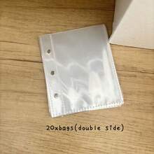 A8/A6/A7/M5 双扣活页夹封面、透明活页夹、DIY 替换套笔记本、收集书籍整理器 - 彩色 - 查看 13