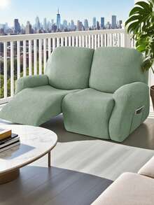 1/2/3 座躺椅沙发套 适用于客厅沙发 休闲扶手椅套 弹力躺椅套 家具套 - 薄荷綠 - 查看 11