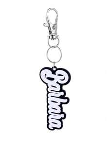 Personalized Acrylic Keychain With Customized Name And Letter Label Durable And Exquisite Backpack Accessories Mother's Day Unique And Creative Birthday And Valentine's Day Gifts - White - View 5