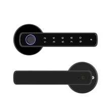 The Smart Door Lock Offers Four Unlocking Methods: Fingerprint Unlock, Password Unlock, Key Unlock And Remote Unlock. This Enables You To Open The Door More Conveniently.