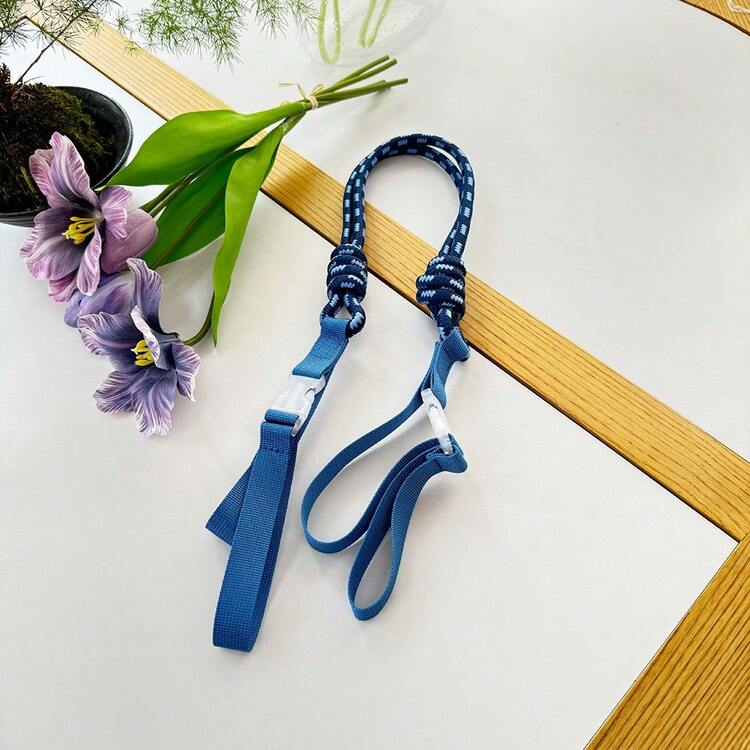 流行手工编织尼龙简约可调节肩带，女士购物袋斜挎肩带， - 彩色 - 查看 15