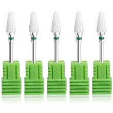 Bộ 5 hoặc 10 dụng cụ cắt gốm, mũi khoan móng, dụng cụ mài móng gel, dụng cụ loại bỏ lớp biểu bì, bộ giũa móng điện, phụ kiện - Nhiều màu - Xem 13