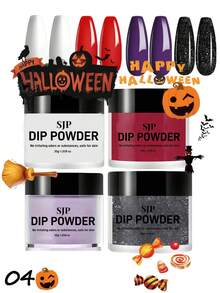 30g Acrylic Powder, Soaking Powder, White, Red, Burgundy, Pink Acrylic Soaking Powder, Lasting Over 28 Days, For Nail Art, No Need Nail Lamp, Not Damage Skin Around Nails, French Manicure, Christmas Nail Art - Multicolor - View 35