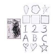 30 peças de materiais vintage para scrapbooking, padrões criativos de traços, série de estúdio de costura, adequados para presentes, escritório, casa, marcação, etiquetas, salas de aula, brinquedos de entretenimento, diários de estudantes, adesivos de decoração retrô