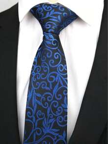 1pc Men's Premium Fashion Casual Necktie, Suitable For Daily Wear, Weddings, And Parties - A - View 9