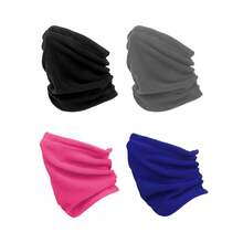 1 peça cachecol quente de lã espessada e à prova de vento para atividades ao ar livre, toalha de rosto esportiva multifuncional, máscara para andar de bicicleta e motocicleta