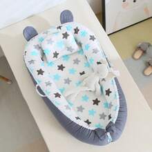 New Design Portable Infant Bed Crib, Foldable Baby Nest Bassinet, Removable & Washable Baby Recliner
