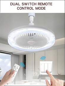 10.23-Inch LED Fan Light, 5 Blades, 360° Flexible Rotation, With Remote Control And Aroma Function, Comes With Fragrance, Upgraded Crystal Cover, Adjustable Color Temperature, Brightness, Wind Speed, Timer Function, Suitable For Bedroom, Living Room, Study, Store And Other Spaces