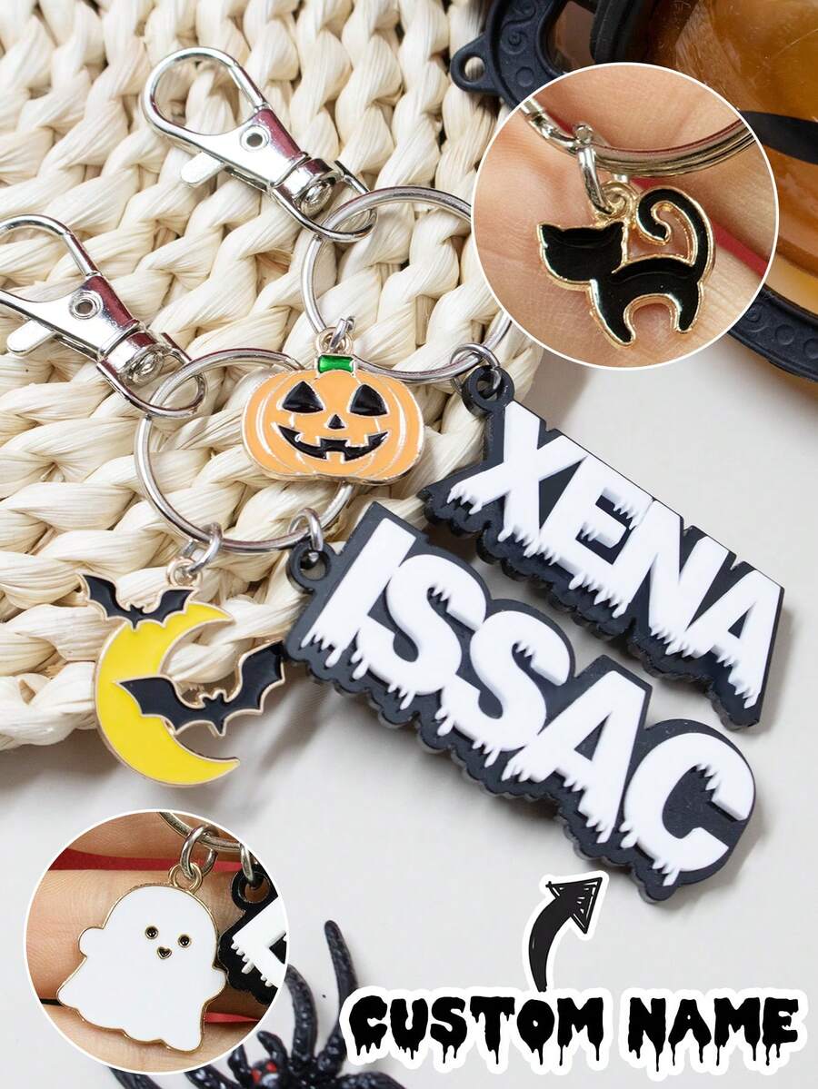Amosfun Llavero De Halloween Llavero De Bruja Colgante Decorativo Para Bolso Teléfono