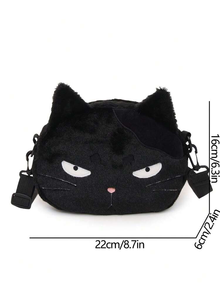 黒猫クロスボディバッグ ティーンガール用; 新しいかわいいショルダー