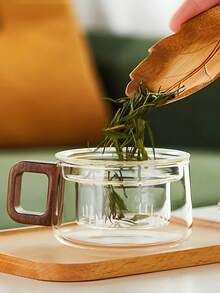 三件套玻璃茶壶套装。便捷的泡茶套装。茶具套装。包含茶叶过滤器。采用高硼硅玻璃制成。适用于散装茶叶,内置过滤器,茶壶带过滤器,木柄盖杯。可微波炉加热,兼容保温器和炉灶。非常适合冲泡茶、咖啡、牛奶。适用于客厅、厨房、办公室、茶会等场合。精美礼品。 - 彩色 - 查看 11