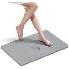 60x39cm Tapete para Baño Diatomita, Tapete Piedra para Secado Rápido, Alfombra de Baño Antideslizante Superabsorbente, Adecuado para Sala de Estar, Ducha y Dormitorio - 1 - Ver 5