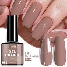 Limegirl凝胶指甲油套装，每瓶8毫升，UV/LED固化，持久耐用，不含酒精，适合DIY美甲沙龙，也是送给女性的礼物。