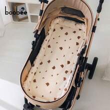 1pc Infant Stroller Seat Cushion, Cartoon Cute Pattern - High Quality 3D Bead Plush, Skin-Friendly Soft, Reversible, Suitable For High View Travel Strollers, Most Baby Carriages, Perfect Gift For Baby On Christmas, Halloween, Thanksgiving