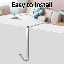 Organizador de zapatos Colgado Sobre La Puerta,Organizador Colgante para Guardar Zapatos,40 Bolsillos Grandes Zapatera Colgante,para Guardar Zapatos,Ropa,Artículos de Aseo y Juguetes (Nnegro) - Negro - Ver 8