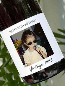 Nhãn và nhãn dán rượu vang có ảnh cá nhân hóa, Quà tặng sinh nhật tùy chỉnh, Sinh nhật các cặp đôi, Lễ kỷ niệm, Đám cưới, Quà tặng có ảnh cá nhân hóa, Cũng phù hợp với rượu sâm panh Prosecco, Nhãn dán sinh nhật cổ điển năm 1995 dành cho cô ấy, Phù dâu chai rượu có ảnh, Nhãn dán rượu vang, Lời cầu hôn của phù dâu, Quà tặng rượu vang cho bạn thân, Quà tặng cho anh ấy/cô ấy, Quà tặng tinh tế, chất lượng cao, tùy chỉnh, cá nhân hóa, độc đáo, lý tưởng làm quà tặng Giáng sinh - Nhiều màu - Xem 4