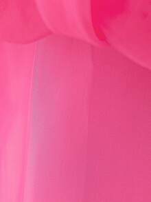 Young Girls Purple Sequin Cap Sleeve Mesh Princess Dress, Suitable For Parties - Hot Pink - View 9