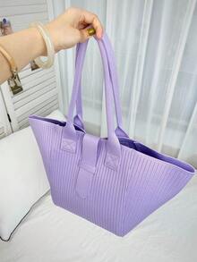 Tunpurle Damen Umhängetasche mit großer Kapazität, Pendler-Shopper, Damentasche in Maultaschenform