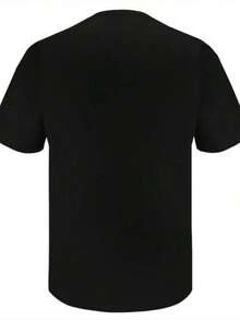 2025 Men Iron Shirt Casual Powerslave-Shirt Graphic Oversized Sports Tops Maiden Comfortable Streetwear CottonTee - 黑色 - 查看 2