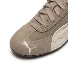 Puma Speedcat Elevated Wns 女式低帮系带休闲鞋，复古轻便舒适运动鞋 403619-02 - 冰咖色-雪白色 - 查看 7
