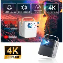 2025 New Product 4K Home Ultra HD 5G Projector Immersive Home Cinema Android Apple Supports Mobile Screen Projection Same Screen Direct Projection White Wall 1080P Projector Home KTV Can Play Games Online Courses Bedroom Dormitory, Rich Interface Input, Built In Android System Massive Application Download, Built In Sound System, Outdoor Projection, Christmas And Valentine's Day New Year Gifts