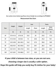 优雅男童正装西装背心裤儿童绅士西装 - 灰色 - 查看 2