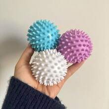 2/4/6pcs Reusable Laundry Balls, Dryer Balls, Laundry Accessories, Fabric Softener, Washing Machine Balls, Pet Hair Remover, Down Jacket Wrinkle Releaser, Clothing Wrinkle Remover, Essential Home Cleaning Tools