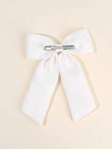 1pc Women Back To School Season White/Blue/Yellow Bow Hair Clip With Long Tails Rhinestone Stationery Accessories Decor Solid Color Hair Clips Alligator Clip Teacher Gift Hair Accessory Fashion Hair Accessory, Claw Clips, Hair Claws, Clips For Hair, Hair Slide, Hair Barrettes, School Stuff, Hair Accessories, Party, Head Accessories, Hairpin - Multicolor - View 10