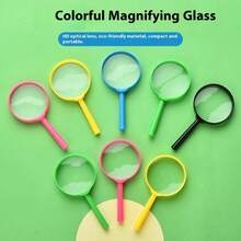 60mm Squishy Colorful Magnifying Glass - Handheld Plastic Magnifier, Educational Toy, Romantic Couple Game, Cat Gift, Unisex Party Game, Birthday/Holiday Gift - Multicolor - View 2