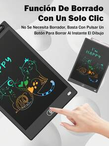 Magic Slate LCD 16 Drawing Tablet Writing Pen, 12 Inch Graffiti Drawing Board With Pen - Multicolor - View 4