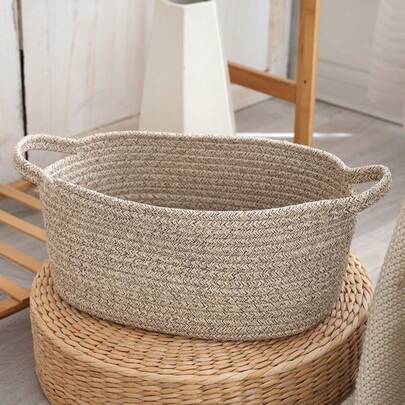 Giỏ đựng quần áo bẩn, chăn ga gối đệm, màu sắc bền chắc, dày dặn, có thể gấp gọn, dung tích lớn, được đan thủ công, dùng để đựng quần áo, chăn, gối, đồ chơi, vật dụng linh tinh, giày dép. Có thể sử dụng trong phòng ngủ, phòng giặt, hành lang, thích hợp làm quà tặng Ngày của Mẹ.