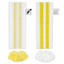 3pcs Replacement Microfiber Steam Mop Pads Suitable For Karcher SC2, SC3, SC4, SC5 Models, Washable And Reusable Steam Mop Replacement Covers - Multicolor - View 1