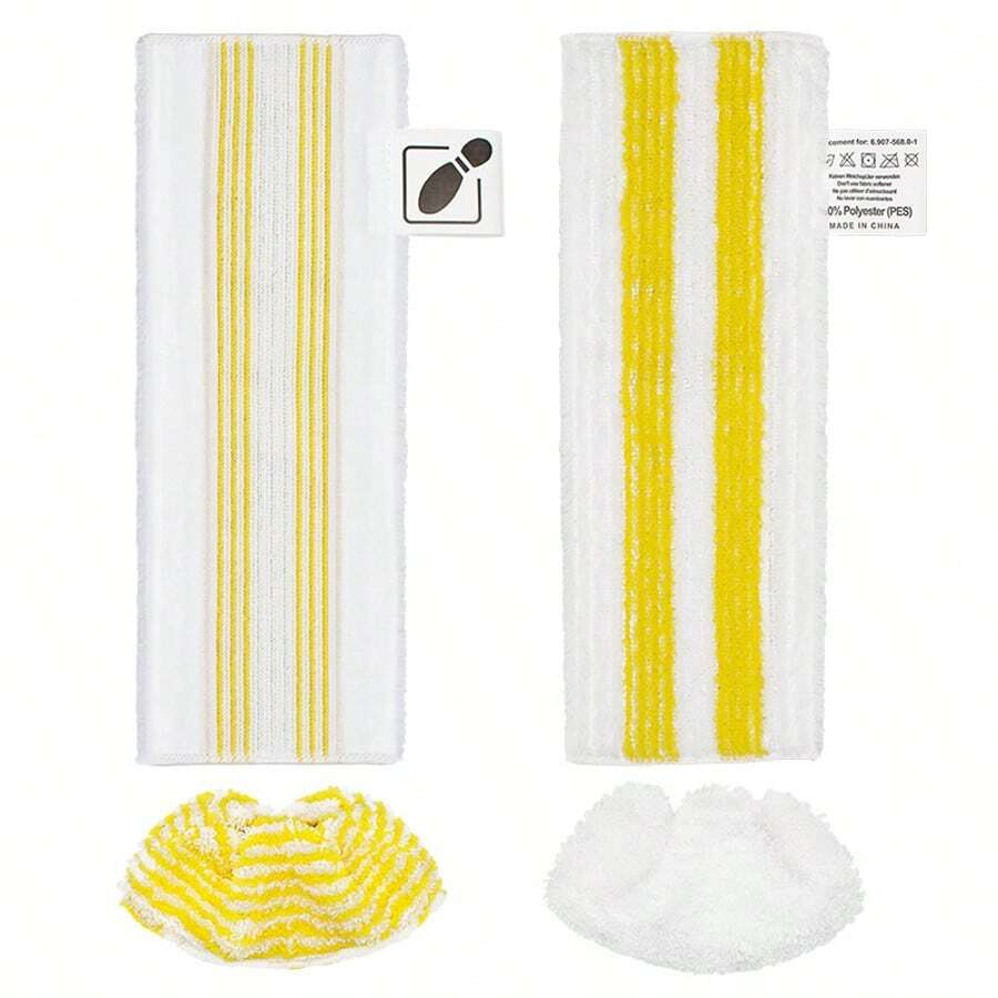 3pcs Replacement Microfiber Steam Mop Pads Suitable For Karcher SC2, SC3, SC4, SC5 Models, Washable And Reusable Steam Mop Replacement Covers - Multicolor - View 1