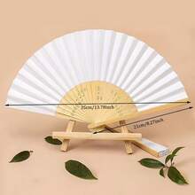 Bride Bridesmaid Hand Fan Summer Beach Pool Wedding Engagement Bach Weekend Bachelorette Hen Party Bridal Shower Honeymoon Gift - 彩色 - 查看 2