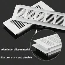 2pcs Aluminum Alloy Cabinet Ventilation Mesh Grille, Shoe Cabinet Vent Hole Decorative Cover, Ventilation Hole Mesh Heat Dissipation Grill Vent Cover - Multicolor - View 7