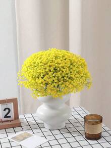 29cm White Artificial Baby's Breath Flowers, Plastic Fake Flowers, Bulk Artificial Baby's Breath Bouquet, Suitable For Home Decor, Tabletop Decor, DIY Flower Arrangement, Wedding And Party Decoration, Indoor And Outdoor Garden Decor, Weddings, Parties, Room Decoration - Multicolor - View 8