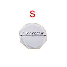 Khuôn silicon tự làm hình thoi, khuôn làm đường ray xe lửa bằng pha lê, khuôn silicon hình bánh răng tròn, khuôn thạch cao. - trắng - Xem 8