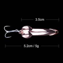 QXO金属勺形拟饵，冬季钓鱼装备，人造硬饵，亮片冰钓旋转亮片拟饵，勺形摆动拟饵 - 彩色 - 查看 17