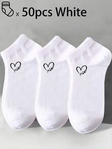 100pcs/80pcs/50pcs/30pcs/20pcs/10pcs/8pcs/4pcs Comfortable, Moisture-Wicking, Anti-Bacterial, Breathable Knit Lined Socks - Great Mother's Day Gift, Suitable For Men And Women, Long Socks, Sweat-Absorbing, Odor-Resistant, Elastic & Soft, Fashionable Solid Colors, Suitable For Spring, Summer, Autumn, Winter, Casual Wear, Daily Wear, And Yoga/Sports Activities