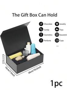 Hộp quà Giáng sinh tự làm, Hộp quà có nắp, Hộp khóa từ cho đám cưới nam, Sinh nhật, Ngày lễ tình nhân, Tốt nghiệp, Giáng sinh, Hộp quà cho quà tặng Hộp quà Giáng sinh màu đen tự làm, Hộp thủ công bằng bìa cứng trống có nắp để trang trí, Bao bì quà tặng ngày lễ cho tiệc tùng - màu đen - Xem 11