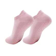 6 Pairs Of Colorful Women's Yoga Socks With Grip And Ankle Cuffs, Breathable Short Yoga/Dance Socks, Suitable For Sports, Ballet, Yoga, 1/12 Pair Optional, Suitable For Training, Daily Life And Professional Activities. Sweat-Wicking And Odor-Resistant, Soft And Lightweight, Suitable For Spring, Summer, Autumn And Winter Wear, Comfortable, Moisture-Wicking And Breathable, Classic Solid Color, Simple And Fashionable Style