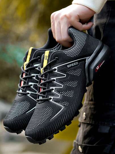 Men's Outdoor Hiking Shoes, Casual Sports Trekking Shoes, Mountain Bike Cycling Shoes