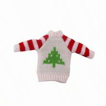 25-30cm娃娃衣服 圣诞精灵娃娃毛衣 各种款式圣诞针织毛衣 时尚流行娃娃衣服（不含娃娃） - 彩色 - 查看 5