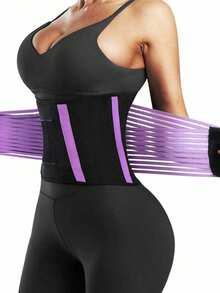 腰部训练带，产后腹部包裹，瘦身压缩带，健身腰部训练器，包含免费及膝袜
