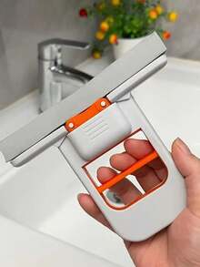 1PC Multifunctional Mini Mop Retractable, Wet And Dry Use Bathroom Glass Cleaning Mini Desktop Slouchy Small Mop Coffee Table Cleaning Dining Table Wipe Home Cleaning, Kitchen Cleaning Tools - Multicolor - View 6