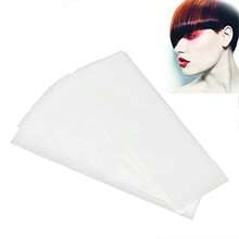 Hair Dye Paper 100Pcs Professional Hair Coloring Sheet Hair Highlighting Strips Reusable Dyeing Separating Reusable Foils For Color Brush Mesh Wrap Bleach Foil Sheets For Salon Barber Hairdresser